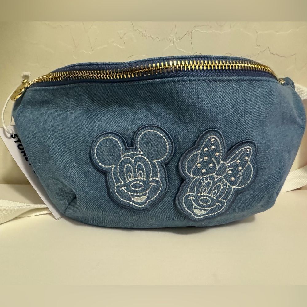 Stoney clover lane jumbo denim fanny pack